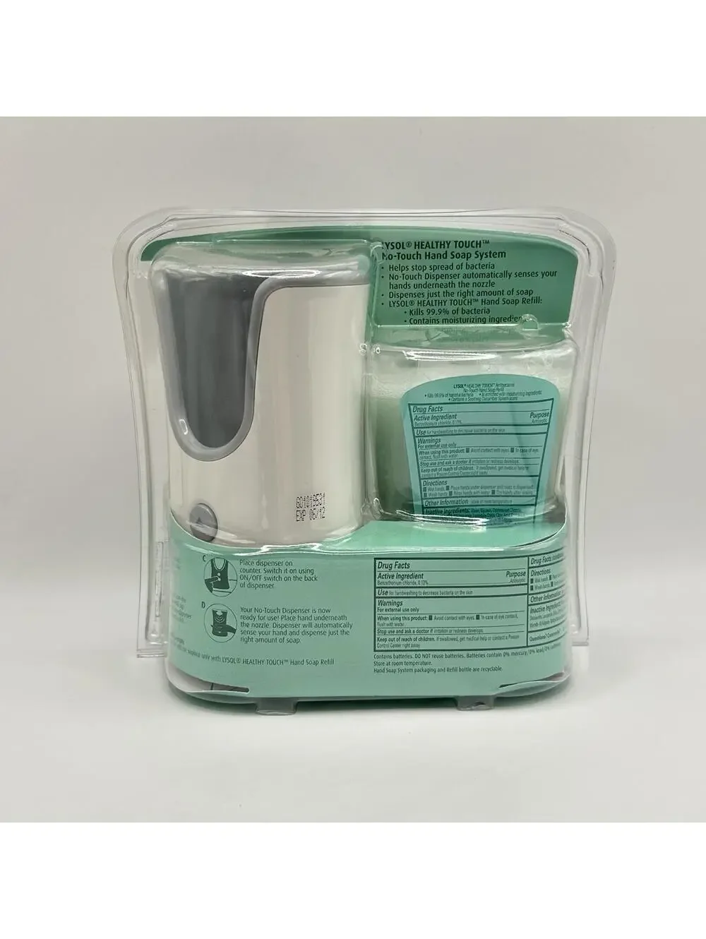 Lysol No Touch - Hand Soap System - Cucumber Splash - Discontinued New Old Stock